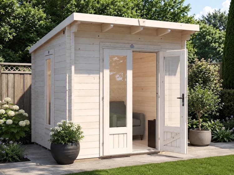 The Lynx Lair 2.5 x 2.5m log cabin from Garden Rooms for Sale