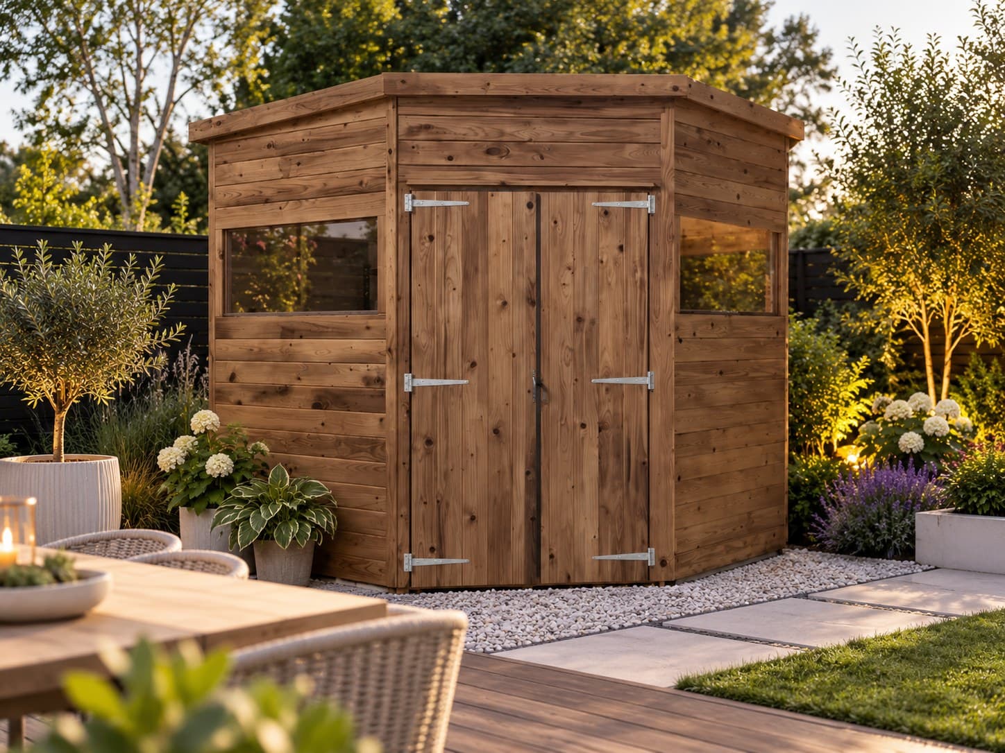 The Chicken Coop Corner Shed, from £1,600