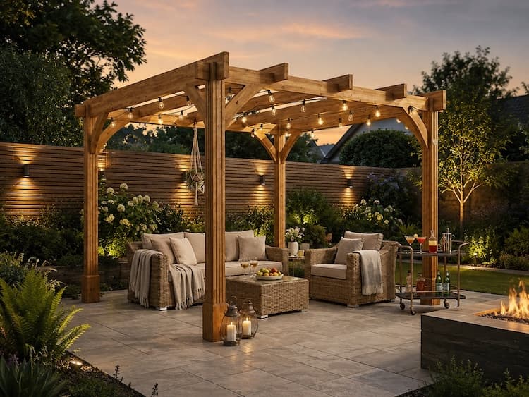 The Woodland Pergola, from £1,700